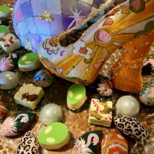 Custom Artisan Chocolate Center Pieces